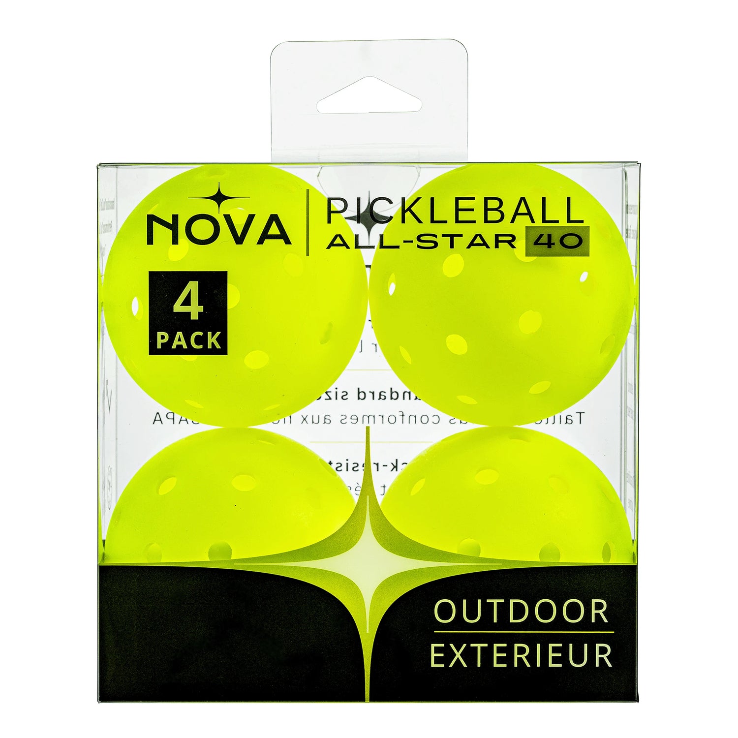 All-Star 40 Outdoor Pickleball Balls - Hover